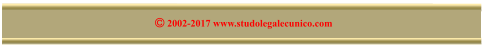 2002-2017 www.studolegalecunico.com