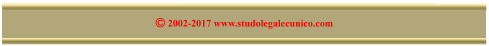  2002-2017 www.studolegalecunico.com