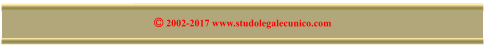  2002-2017 www.studolegalecunico.com
