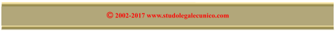  2002-2017 www.studolegalecunico.com